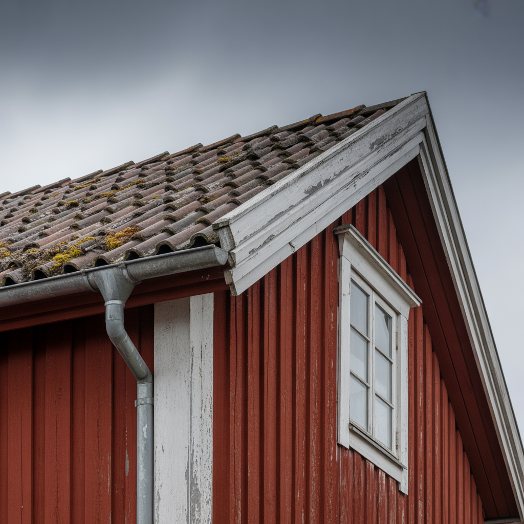 vindskivor som ruttnar orsaker byte och kostnader