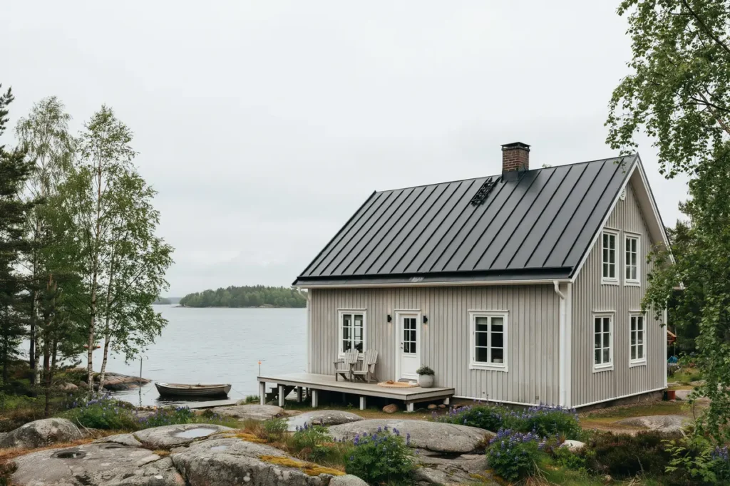 takbyte till st lpannor p sk rg rdsvilla i stersk r roslagen
