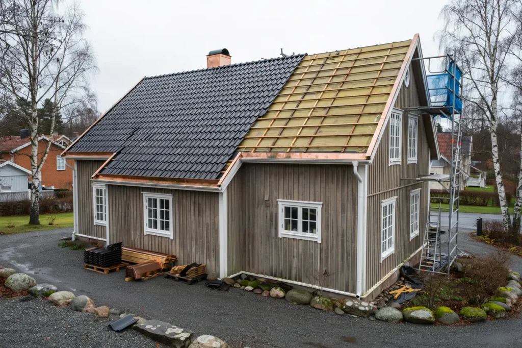s planerar du ett takbyte p villan budget tidslinje och smarta materialval